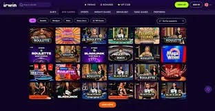 Irwin Casino: Ihr exklusives Spielerlebnis